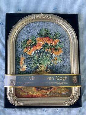 Vincent van Gogh Orange Flower Painting